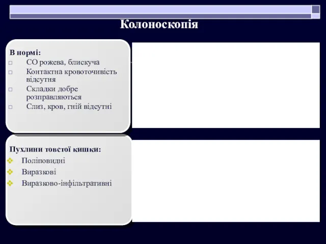 В нормі: СО рожева, блискуча Контактна кровоточивість відсутня Складки добре