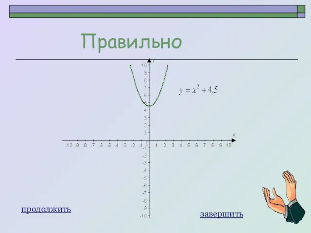 Правильно продолжить завершить