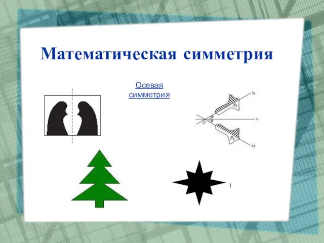 Математическая симметрия Осевая симметрия