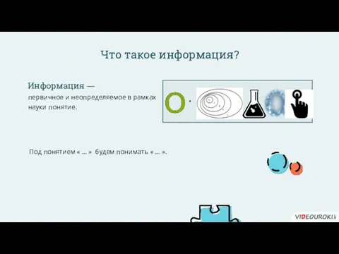 Что такое информация? первичное и неопределяемое в рамках науки понятие.