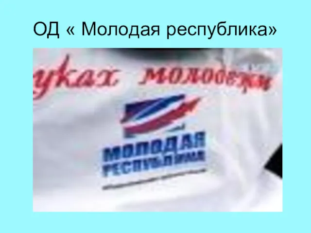 ОД « Молодая республика»