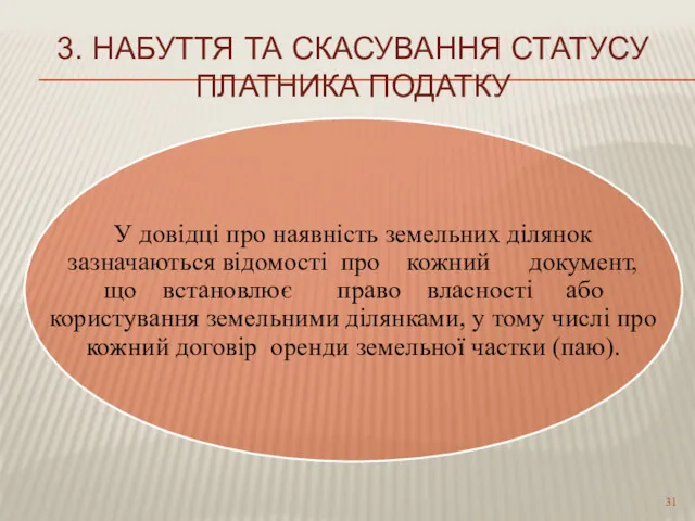 3. НАБУТТЯ ТА СКАСУВАННЯ СТАТУСУ ПЛАТНИКА ПОДАТКУ