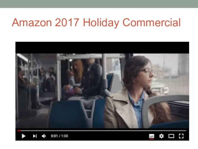 Amazon 2017 Holiday Commercial