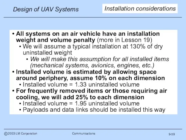 9-59 All systems on an air vehicle have an installation