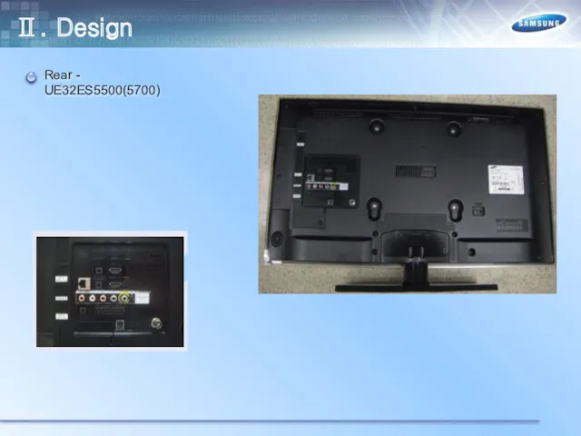 Rear - UE32ES5500(5700) Ⅱ. Design