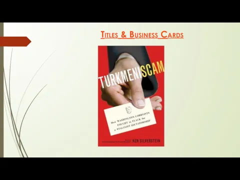 Titles & Business Cards