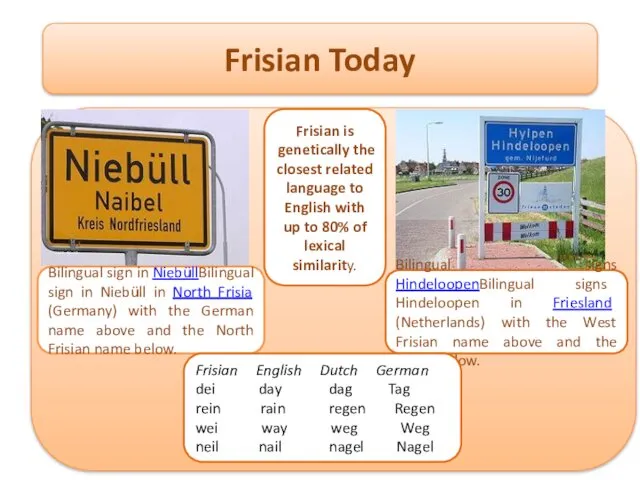 Bilingual sign in NiebüllBilingual sign in Niebüll in North Frisia