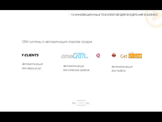 CRM системы и автоматизация отделов продаж Автоматизация для сферы услуг