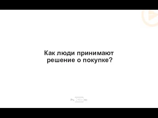 Как люди принимают решение о покупке?