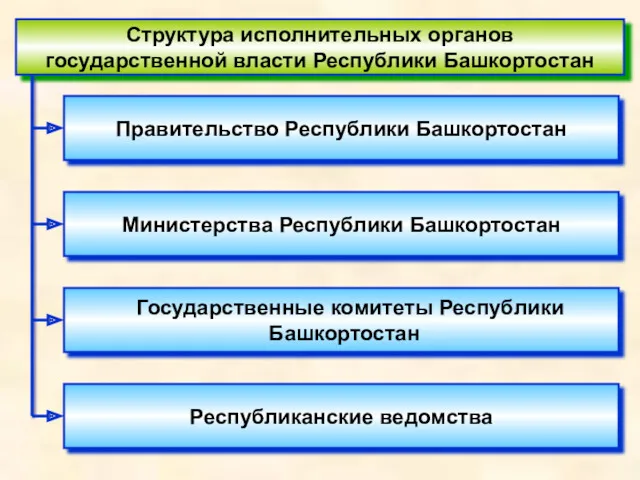 Структура исполнительных органов государственной власти Республики Башкортостан Правительство Республики Башкортостан