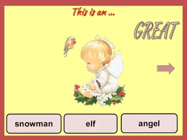 This is an … elf angel snowman GREAT