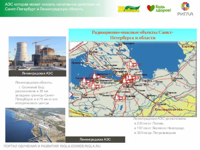 АЭС которая может оказать негативное действие на Санкт-Петербург и Ленинградскую область Ленинградская область,