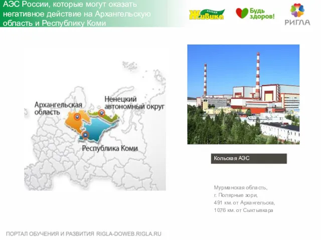 Мурманская область, г. Полярные зори, 491 км. от Архангельска, 1076 км. от Сыктывкара