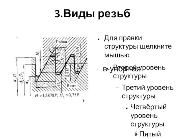 3.Виды резьб в-упорная