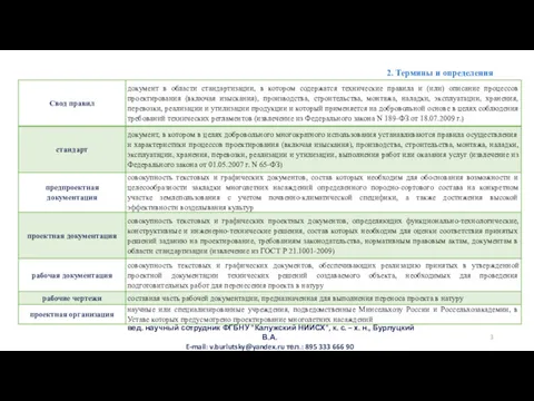 2. Термины и определения вед. научный сотрудник ФГБНУ "Калужский НИИСХ",