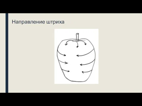 Направление штриха