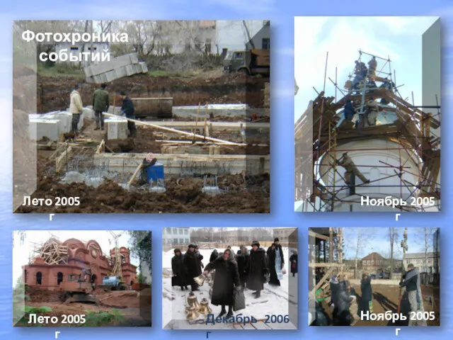 Лето 2005 г Фотохроника событий Лето 2005 г Ноябрь 2005