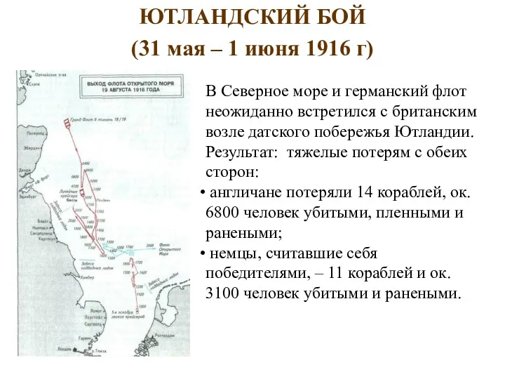 ЮТЛАНДСКИЙ БОЙ (31 мая – 1 июня 1916 г) В