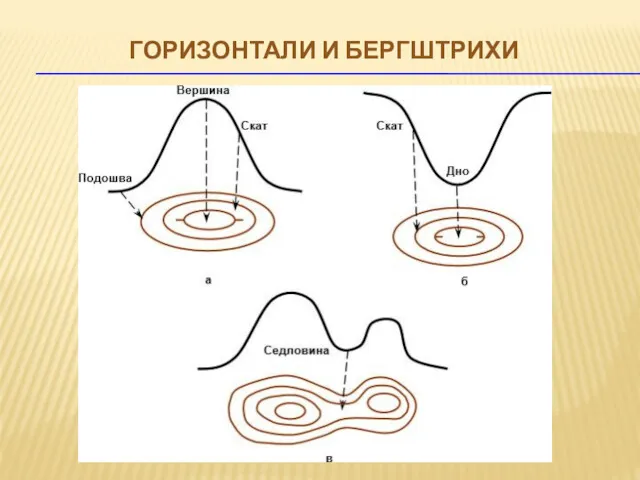 ГОРИЗОНТАЛИ И БЕРГШТРИХИ