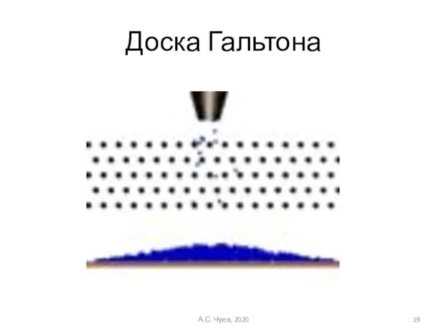 Доска Гальтона А.С. Чуев, 2020