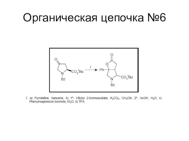 Органическая цепочка №6