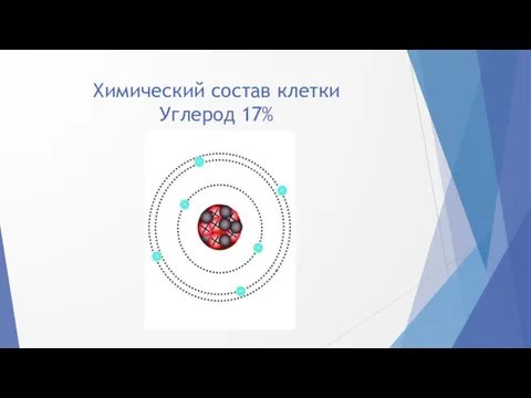 Химический состав клетки Углерод 17%