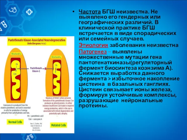 Частота БГШ неизвестна. Не выявлено его гендерных или географических различий.