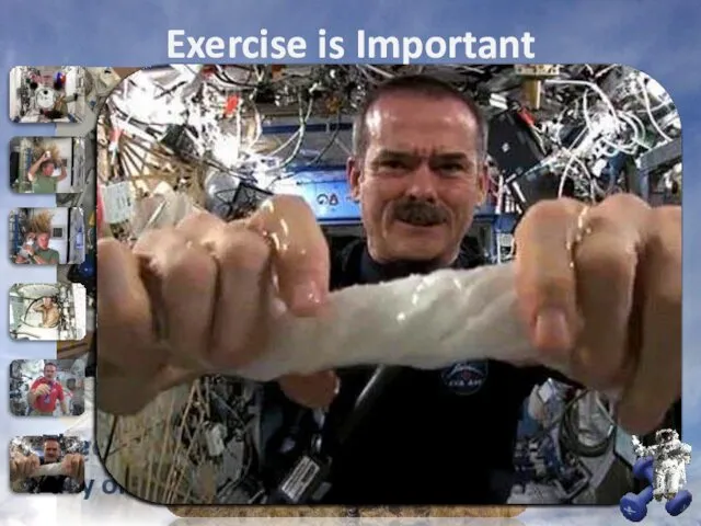 Exercise is Important Everyday living in the lack of gravity