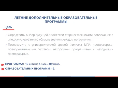 ЦЕЛЬ: Определить выбор будущей профессии старшеклассниками вовлекая их в специализированную область знания методом