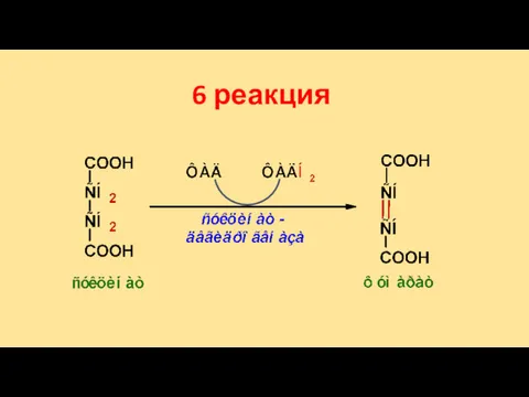 6 реакция