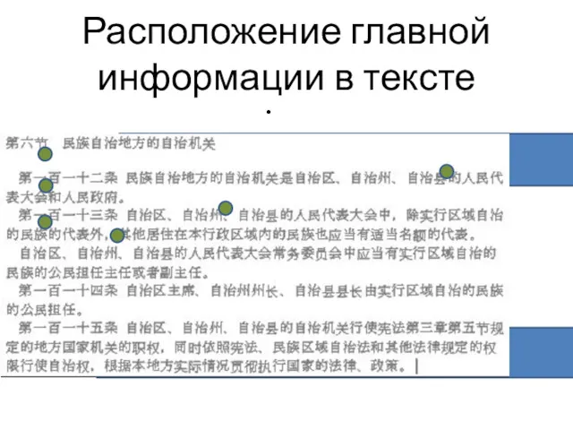 000 000 Расположение главной информации в тексте