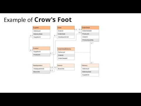 Example of Crow's Foot