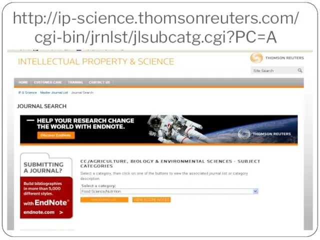 http://ip-science.thomsonreuters.com/cgi-bin/jrnlst/jlsubcatg.cgi?PC=A