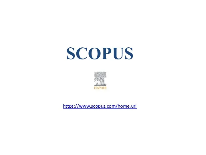 SCOPUS https://www.scopus.com/home.uri