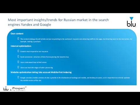 Most important insights/trends for Russian market in the search engines