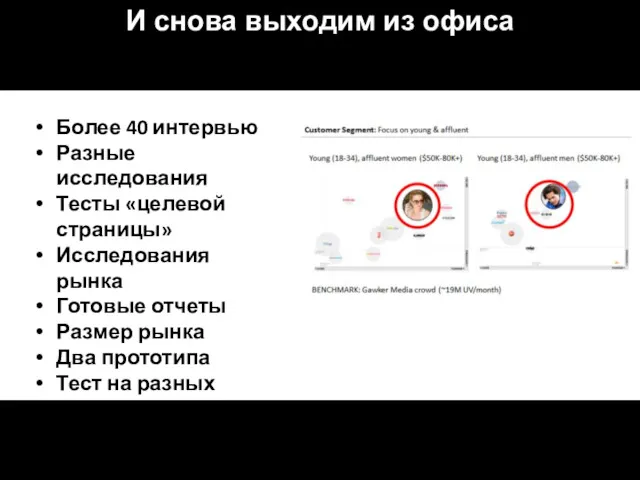 И снова выходим из офиса Более 40 интервью Разные исследования