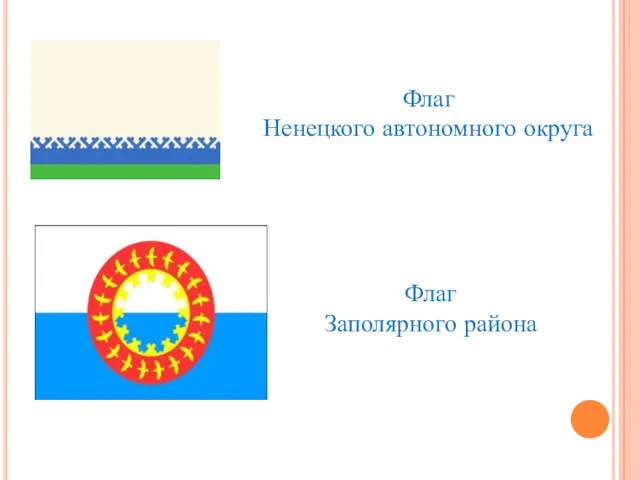 Флаг Ненецкого автономного округа Флаг Заполярного района