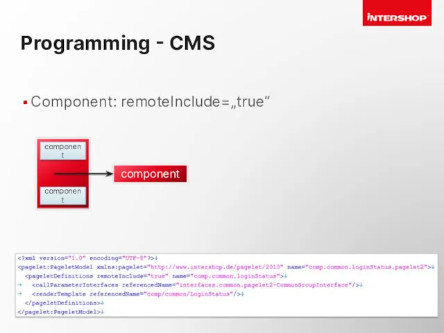 Programming - CMS Component: remoteInclude=„true“