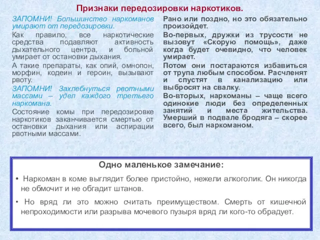 Признаки передозировки наркотиков. ЗАПОМНИ! Большинство наркоманов умирают от передозировки. Как