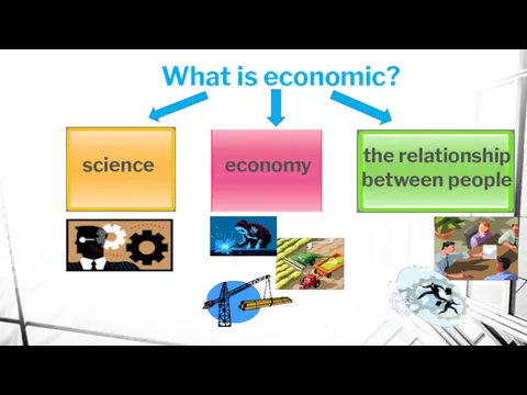 What is economic? science economy the relationship between people
