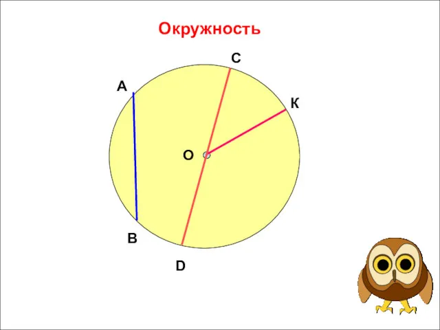 Окружность А В С D О К