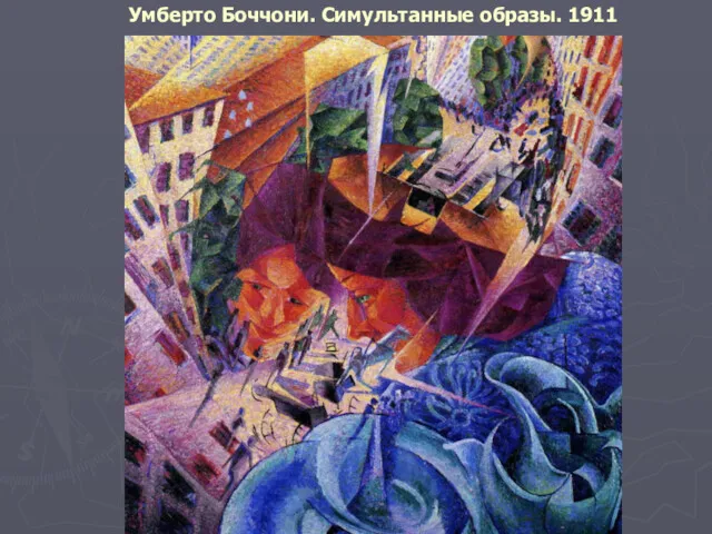 Умберто Боччони. Симультанные образы. 1911