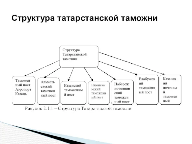 Структура татарстанской таможни