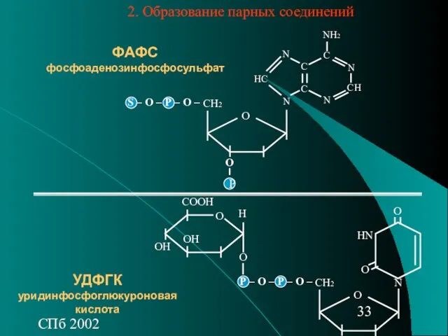 СПб 2002 О CH2 S – О – Р –