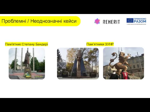 Проблемні / Неоднозначні кейси Пам’ятник Степану Бандері Пам’ятники ЗУНР