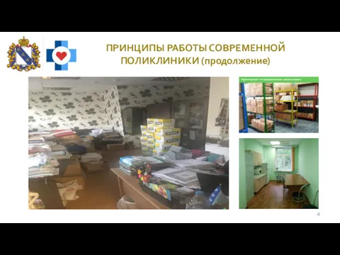 ПРИНЦИПЫ РАБОТЫ СОВРЕМЕННОЙ ПОЛИКЛИНИКИ (продолжение)