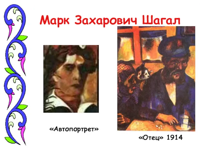 Марк Захарович Шагал «Отец» 1914 «Автопортрет»