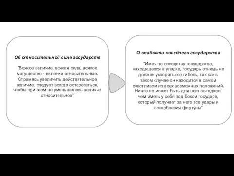 Об относительной силе государств “Всякое величие, всякая сила, всякое могущество