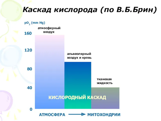 Каскад кислорода (по В.Б.Брин)