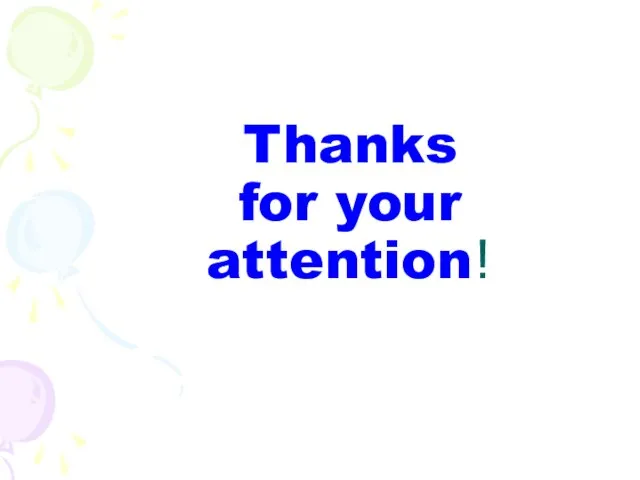 Thanks for your attention!